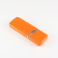 Флешка Пластиковая Зигзаг PL253 Оранжевого цвета