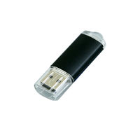 Флешка Металлическая USB Промо MT283 Черного цвета оптом 