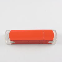 Флешка Металлическая Классик MT125 Оранжевого цвета оптом 