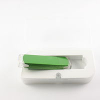 Флешка Металлическая Классик MT125 Зеленого цвета в пластиковом футляре Купить 