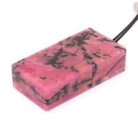 Каменная флешка Родонит розовая Изготовление