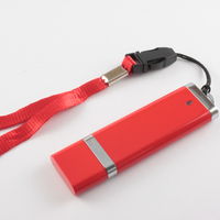 Флешка Пластиковая USB Flash drive PL101 Красная оптом 