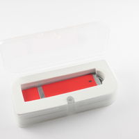 Флешка Пластиковая USB Flash drive PL101 Красного цвета в пластиковой коробке 