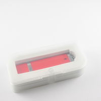 Флешка Пластиковая USB Flash drive PL101 Красная под печать
