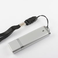 Флешка Пластиковая USB Flash drive PL101 Серебристая оптом