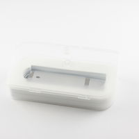 Флешка Пластиковая USB Flash drive PL101 Серебристого цвета в пластиковой коробке