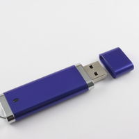 Флешка Пластиковая USB Flash drive PL101 Синяя под нанесение 