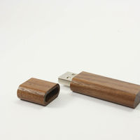 Флешка Деревянная USB Flash drive коричневая