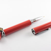 Флешка Ручка Подарочная красного цвета