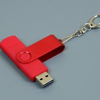OTG Флешка USB OTG Color Красного цвета в наличии 