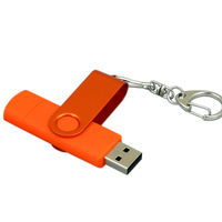 OTG Флешка USB OTG Color Оранжевого цвета под гравировку
