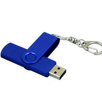 OTG Флешка USB OTG Color Синего цвета оптом 