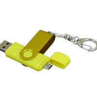 Купить OTG Флешку USB OTG Color Желтого цвета