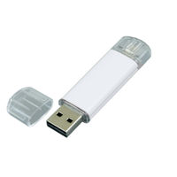 OTG Флешка USB Micro USB MT129 Белого цвета в наличии