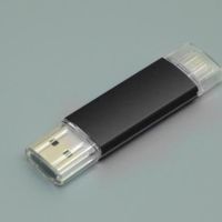OTG Флешка USB Micro USB MT129 Черного цвета оптом