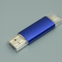 OTG Флешка USB Micro USB MT129 Синего цвета в наличии