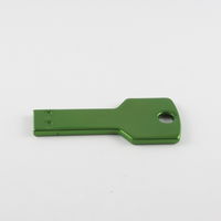 Купить Флешку Ключ Металлический Зеленого цвета 