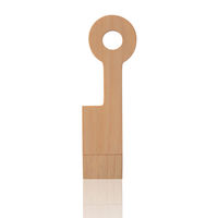 Деревянная флешка в виде ключа в ассортименте
