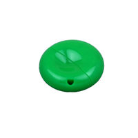 Флешка Пластиковая Круглая PL164 Зеленого цвета в наличии
