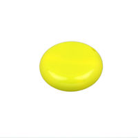 Флешка Пластиковая Круглая PL164 Желтого цвета с гравировкой