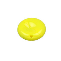 Флешка Пластиковая Круглая PL164 Желтого цвета Заказать