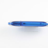 Флешка Пластиковая Speed PL124 Синего цвета с гравировкой 