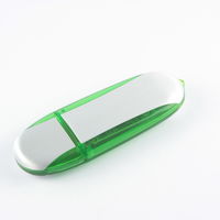Флешка Пластиковая Speed PL124 Зеленого цвета оптом