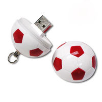 Изготовление Пластиковых Флешек Футбольный Мяч PL292