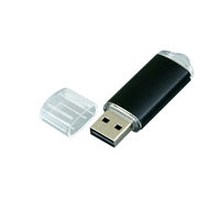 Флешка Металлическая USB Промо MT283 Черного цвета с логотипом