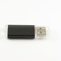 Изготовление Металлической Флешки USB Промо MT283 Черного цвета под гравировку и печать 