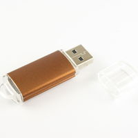 Флешка Металлическая USB Промо MT283 Коричневого цвета в наличии 