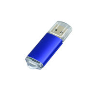 Флешка Металлическая USB Промо MT283 Синего цвета в наличии 