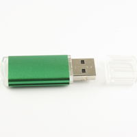 Флешка Металлическая USB Промо MT283 Зеленого цвета с логотипом 