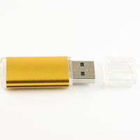 Купить Металлическую Флешку USB Промо MT283 Золотого цвета 