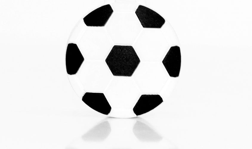 Флешка ПВХ Спорт Футбольный мяч PVC014 оптом  