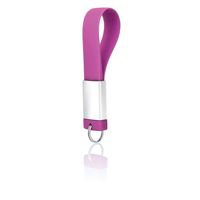 Флешка Брелок для Ключей Силиконовый SL115 Фиолетового цвета оптом 
