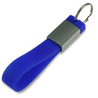 Купить Флешку Брелок для Ключей Силиконовый SL115 Синего цвета
