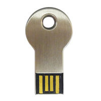 Флешка в виде Ключа Мини Круг MT343 с гравировкой 