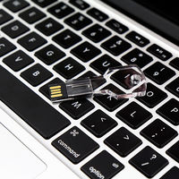 USB Флешка Ключ Прозрачный GL349K Заказать под поставку 