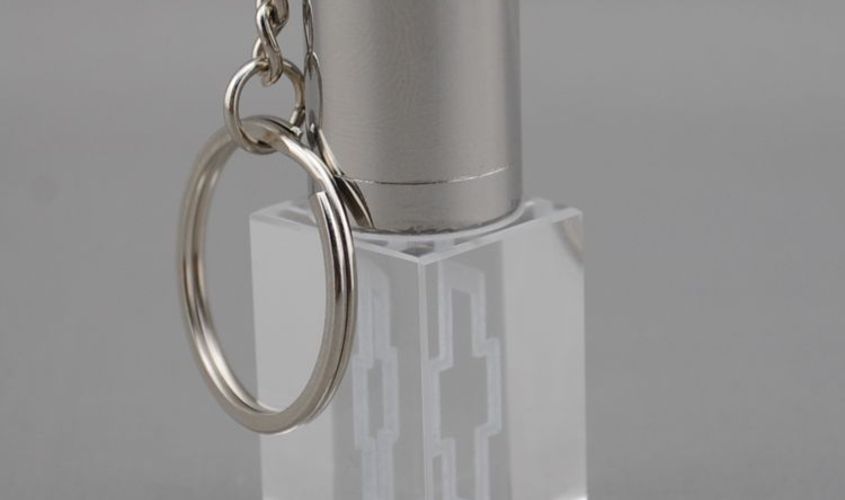 Флешка Стеклянная Кристалл Флакон GL359 под заказ купить оптом