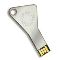 USB Флешка Металлическая Key MT316K под гравировку и печать 