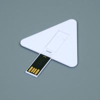 USB FLASH Визитка Круглая Треугольная 