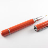 Флешка Ручка Подарочная оранжевого цвета