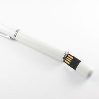 USB Флешка Ручка Подарочная белого цвета