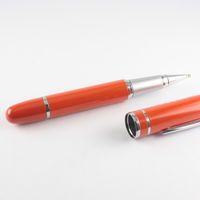Флешка Ручка USB Flash drive оранжевого цвета под логотип