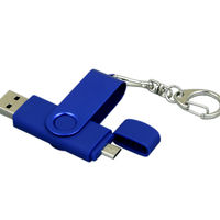 Купить OTG Флешку USB OTG Color Синего цвета