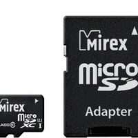 MicroSDXC MIREX UHS-I 128 Гб с SD-адаптером оптом