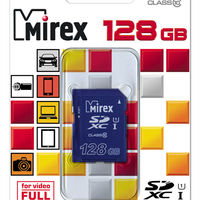 SDXC MIREX UHS-I 128 Гб в наличии