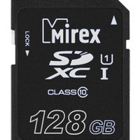 Купить SDXC MIREX UHS-I 128 Гб