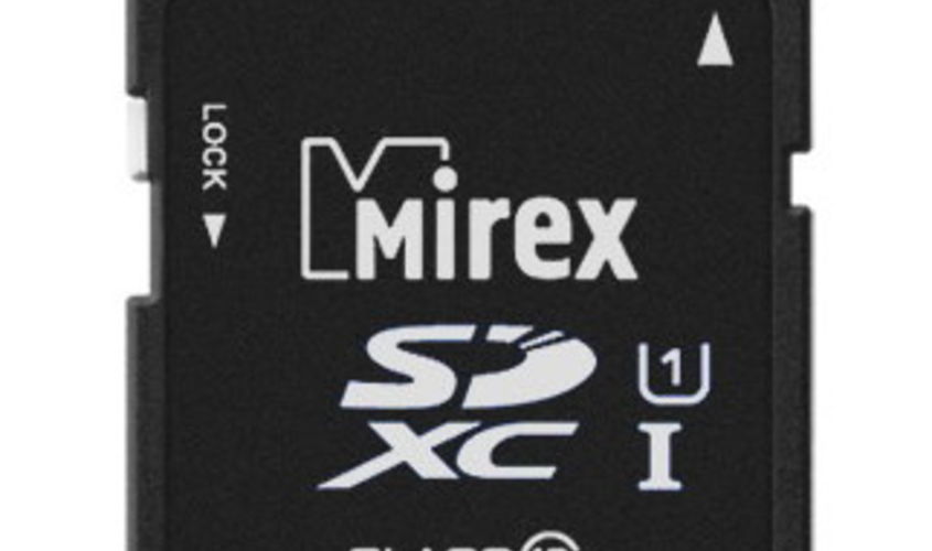 Купить SDXC MIREX UHS-I 64 Гб